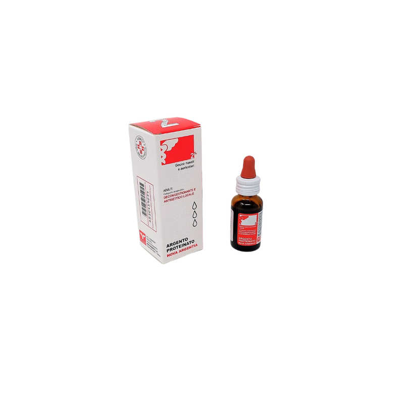 ARGENTO PROTEINATO NOVA ARGENTIA Adulti 2% Gocce nasali e auricolari 10 g