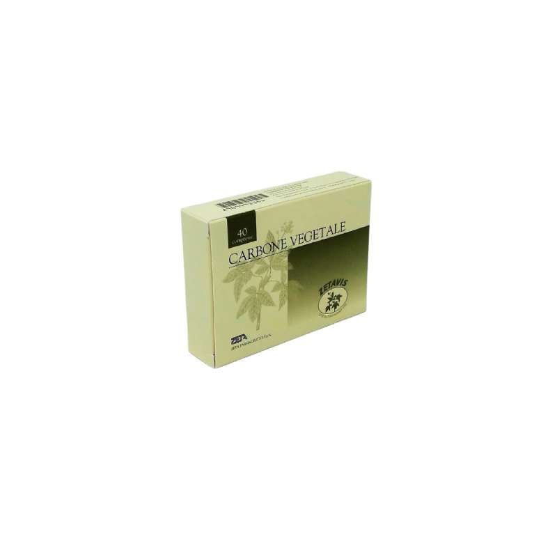 CARBONE VEGETALE - CONFEZIONE 40 COMPRESSE