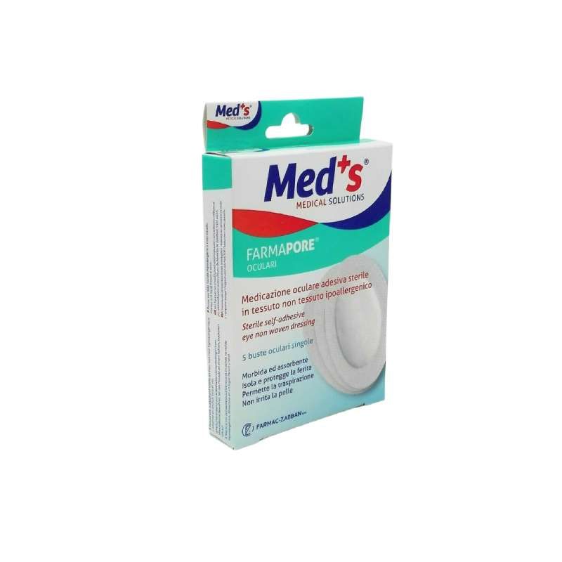 MEDICAZIONE OCULARE ADESIVA - CONFEZIONE DA 5 PEZZI
