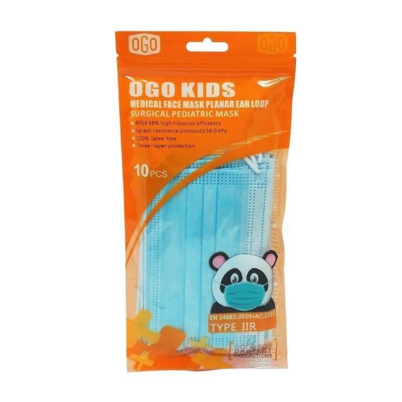 Mascherina chirurgica per bambini - Confezione da 10 pezzi