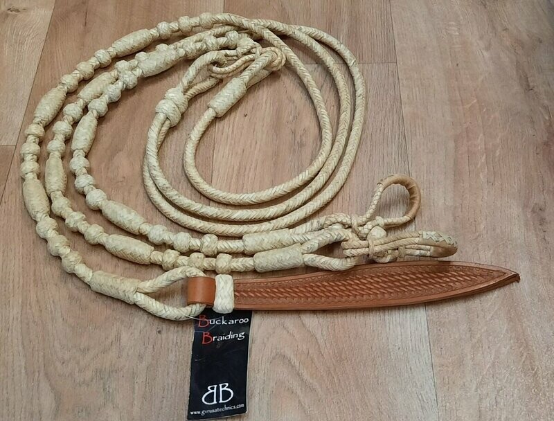 Romal naturel Buckaroo braiding