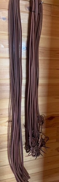 Don Rich rênes huilées ouvertes 1/2"