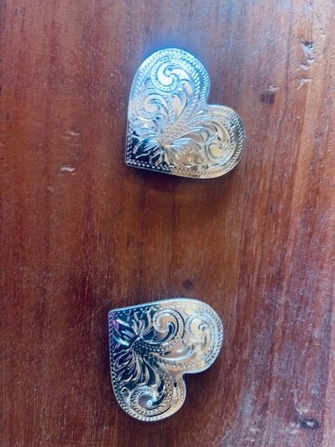 Conchos "coeur" (paire)