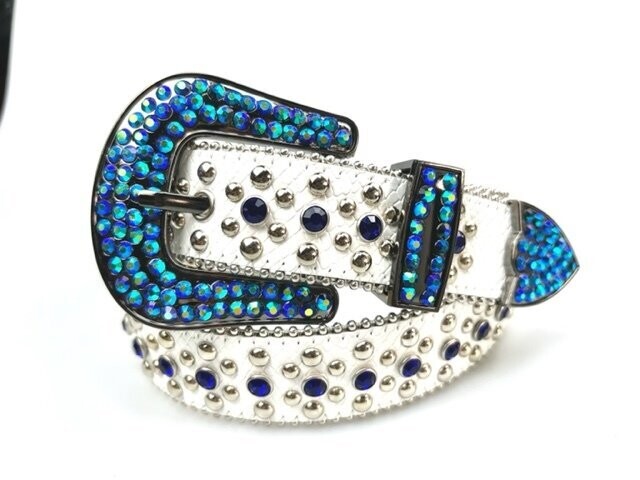 Ceinture strasses 'Blue'