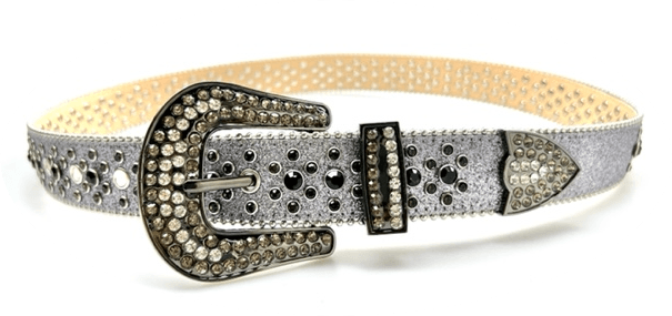 Ceinture strasses'Grey'
