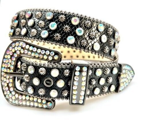 Ceinture strasses' Black2'