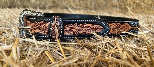 Ceinture et cuir 'Mist'