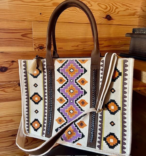 Sac cuir et toile MT