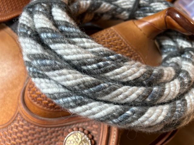 Mecates 5/8" gris/bleu