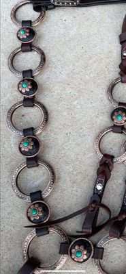 Ensemble bridon/collier de chasse