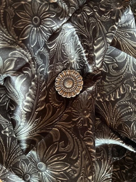 Cowboy wild rag 100%soie