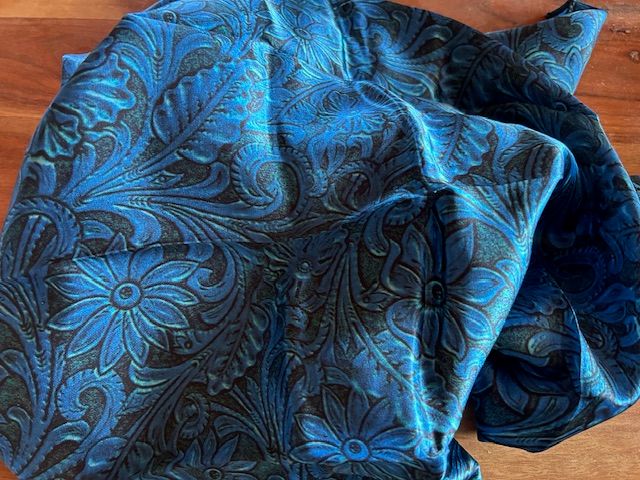 Cowboy wild rag 100%soie