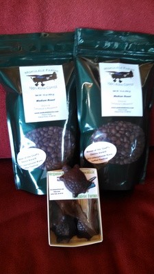 Medium Roast Coffee plus Chocolate Turtles -- Special Price