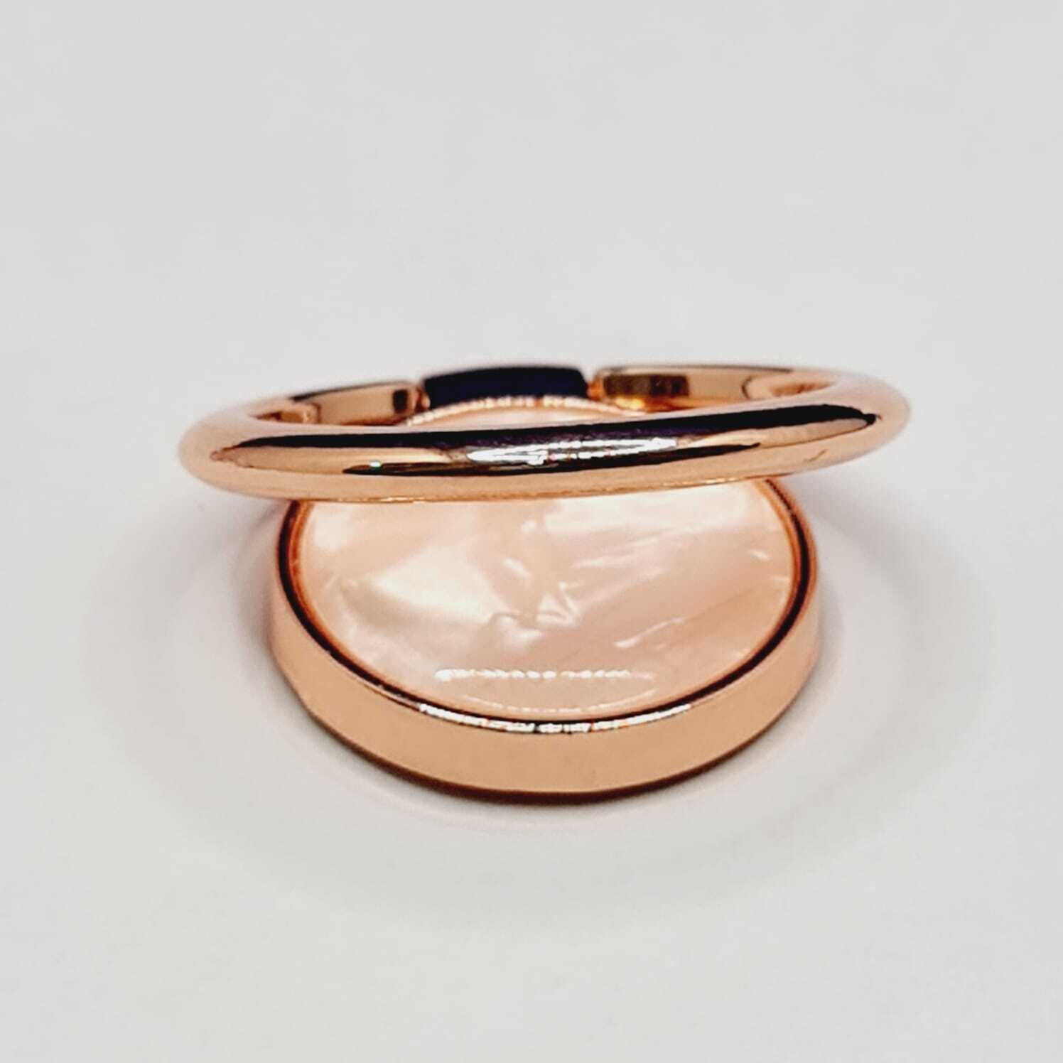 Marble Phone Ring- Rose Gold/Rose Gold