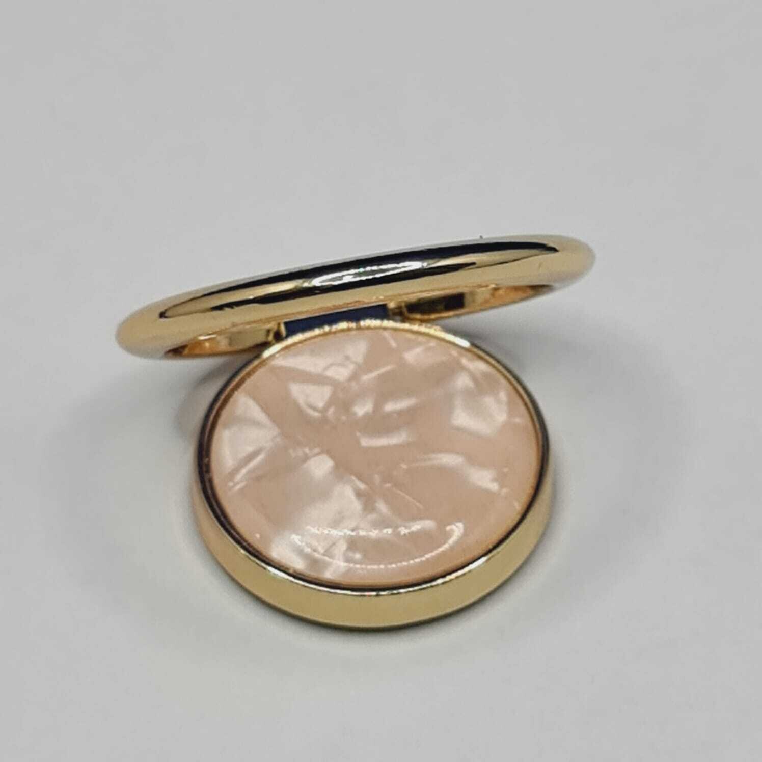 Marble Phone Ring- Tan/Gold