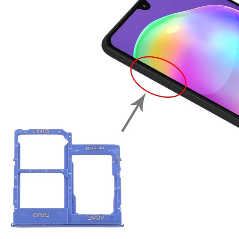 Samsung A31 Sim Tray (Blue)