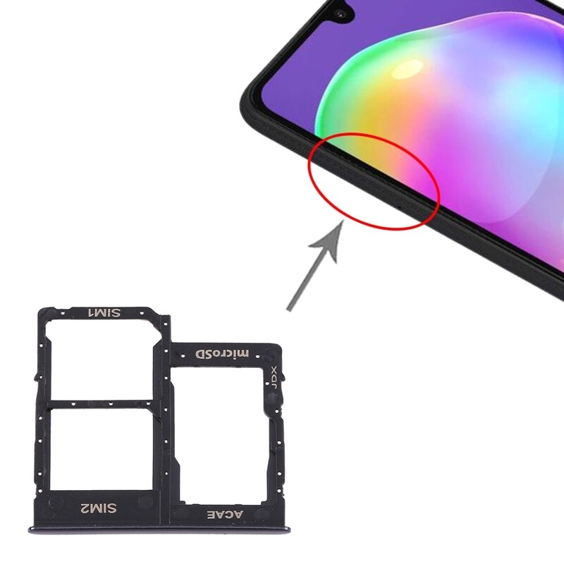 Samsung A31 Sim Tray (Black)