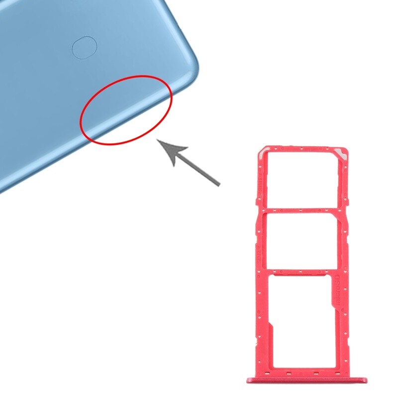 Samsung A11 Sim Tray - Red