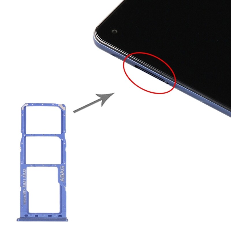 Samsung A21s Sim Tray - Blue