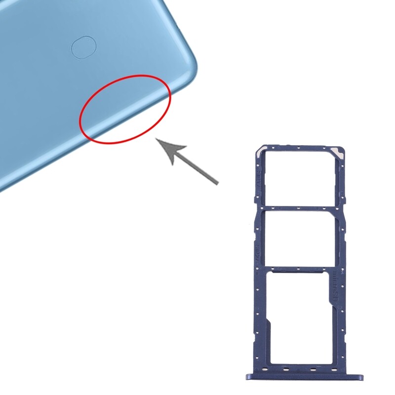 Samsung A11 Sim Tray - Blue