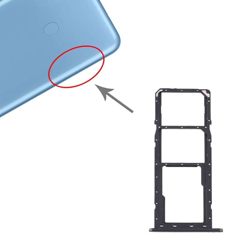 Samsung A11 Sim Tray - Black