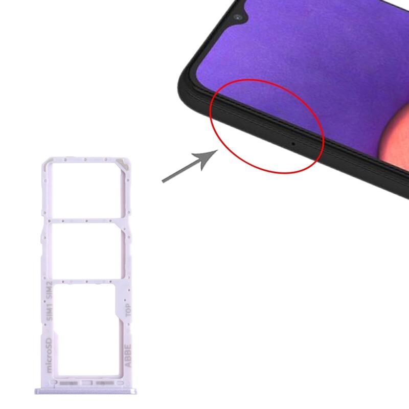 Samsung A22 4G Sim Tray - Purple