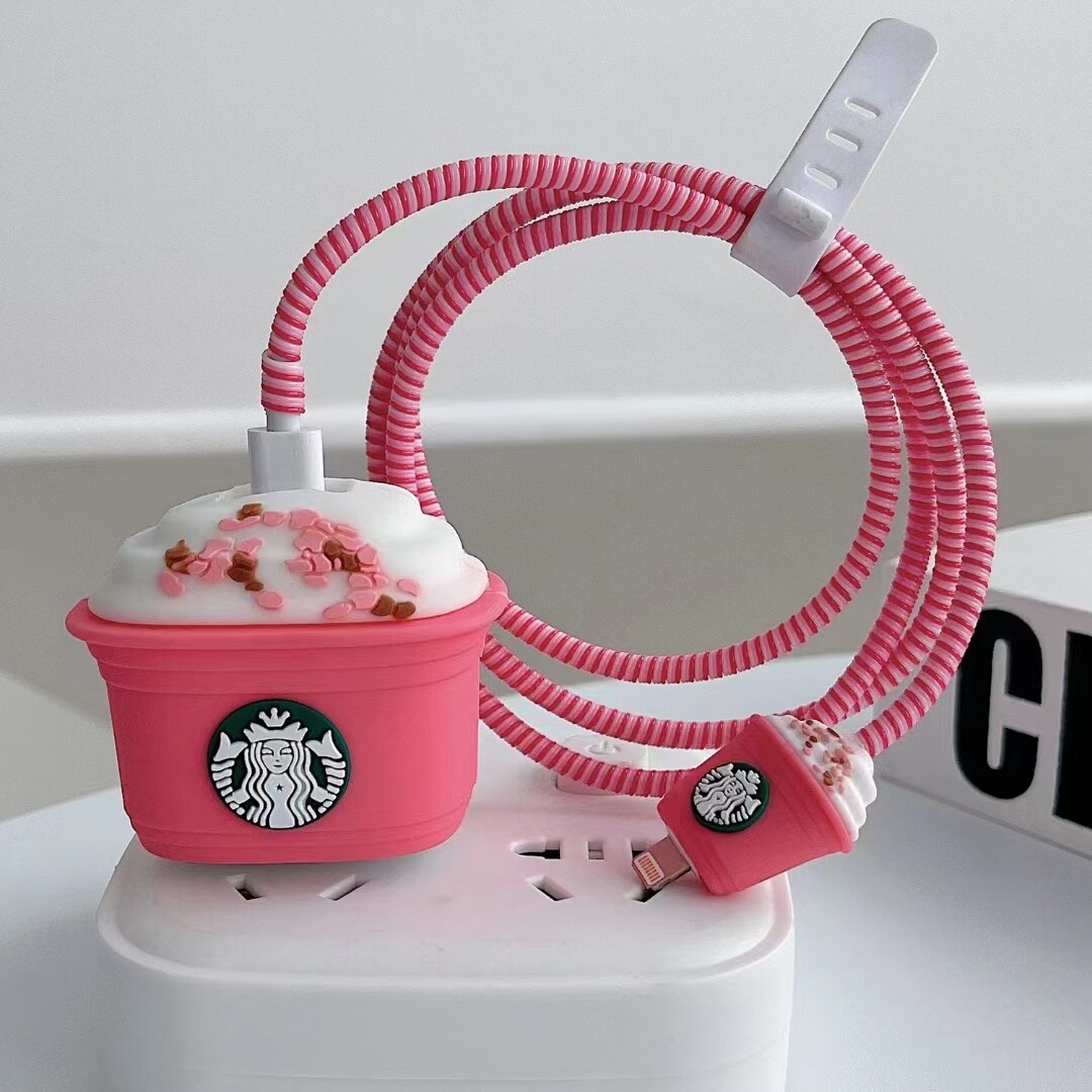 Pink Starbucks Charger Cover