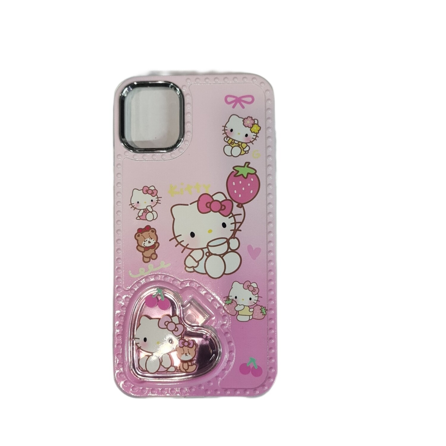 iPhone 12/12 Pro Gradient Pink Kitty