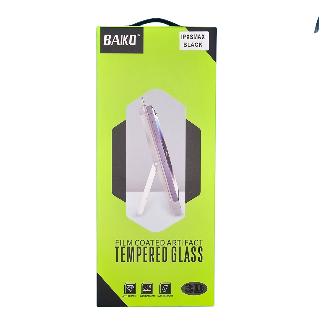 iPhone XS Max 3D 9H Tempered Glass
