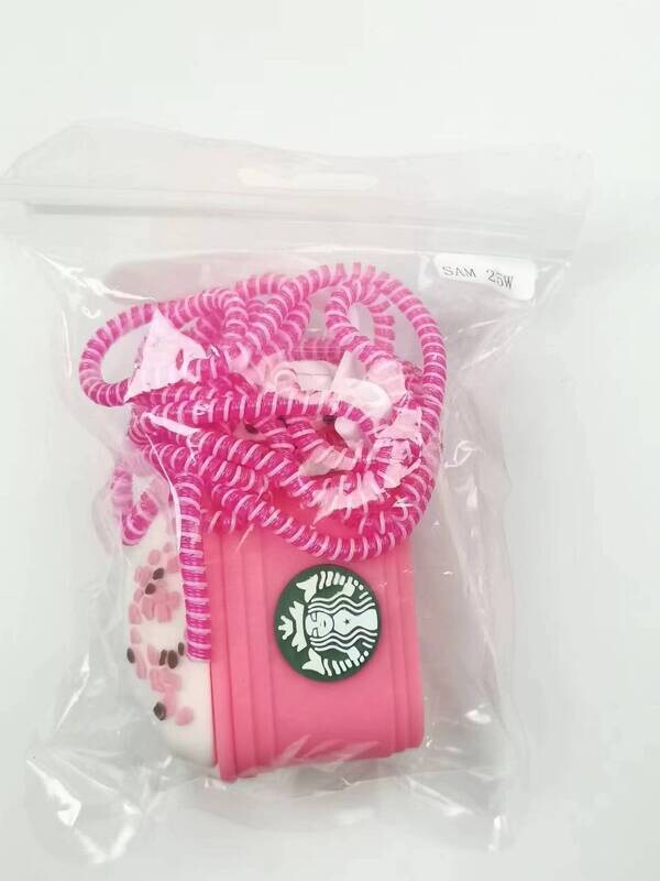 Pink Starbucks Charger Cover