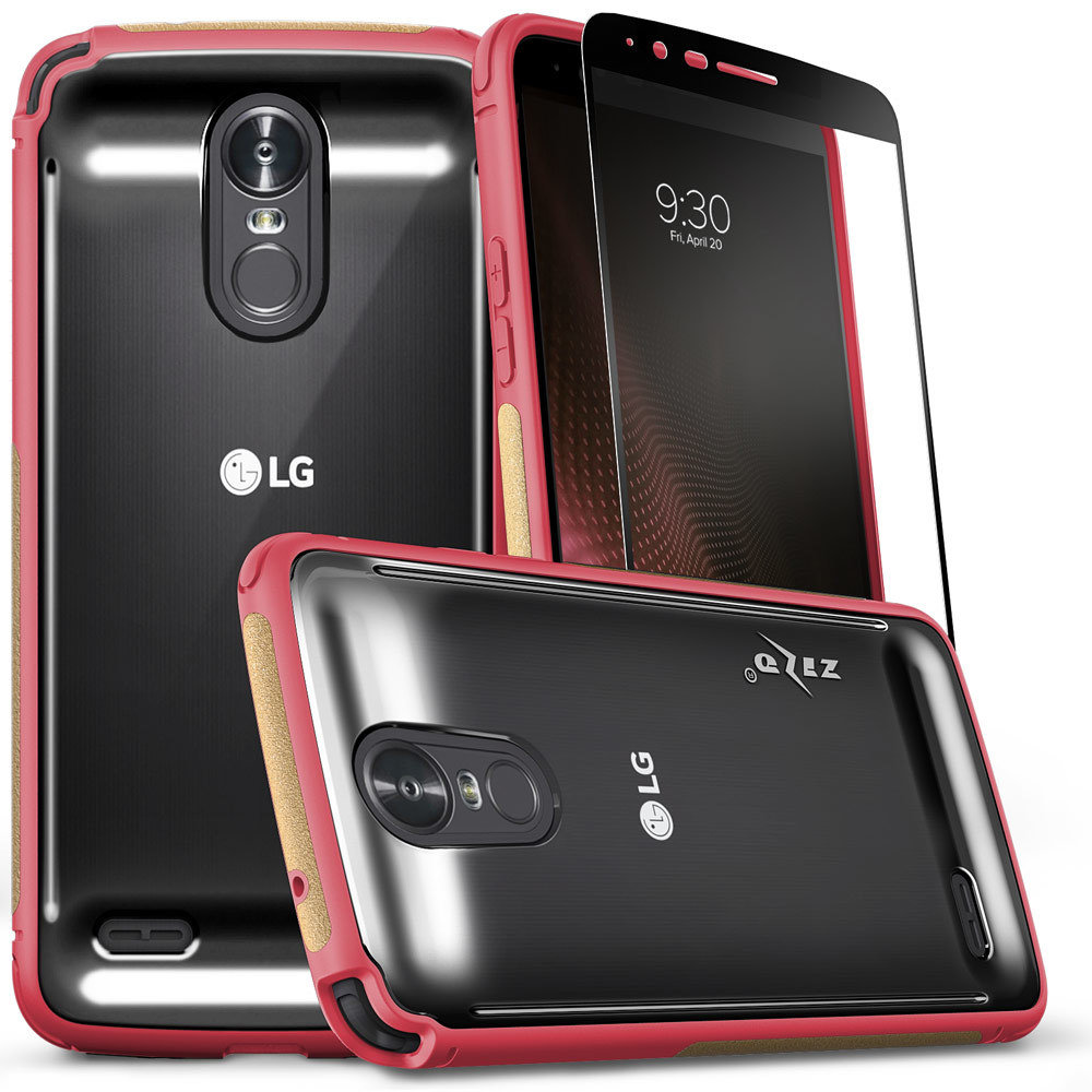 Zizo Flux LG Stylo 3 / LG Stylo 3 Plus - Hot Pink &amp; Beige