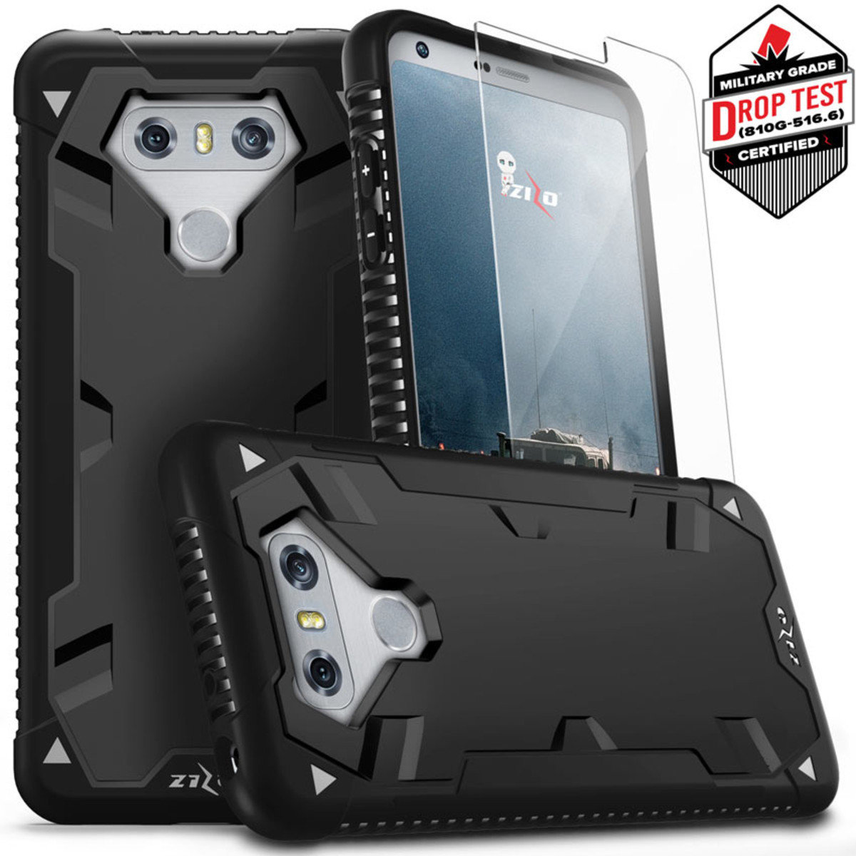 ZIZO Proton Series LG G6 - Black &amp; Black