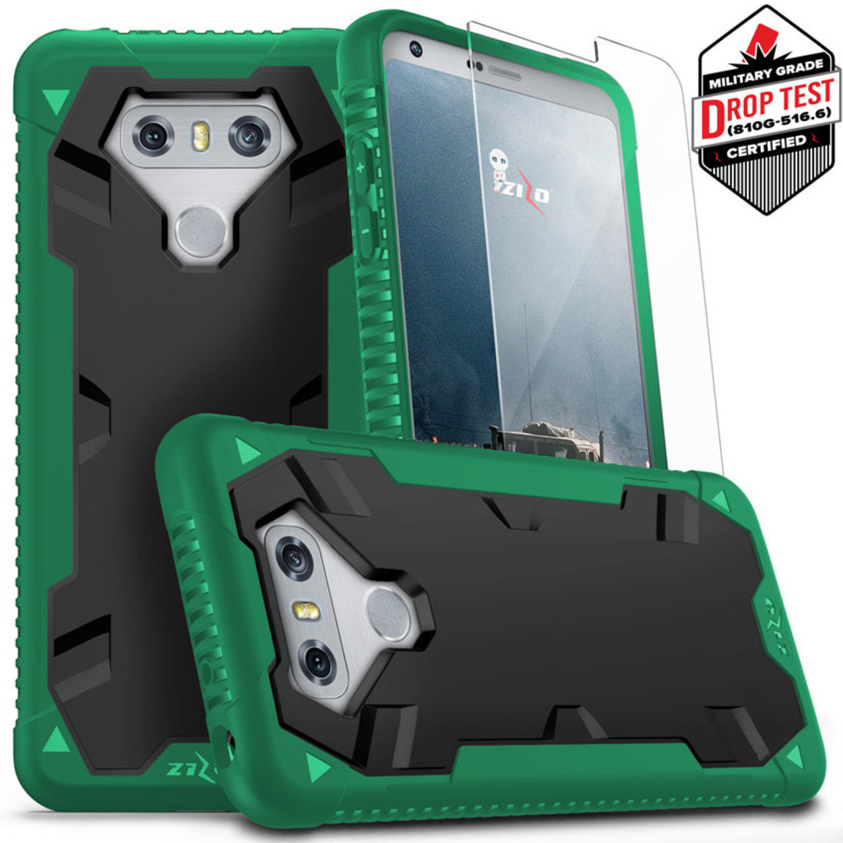 ZIZO Proton Series LG G6 - Emerald Green &amp; Black