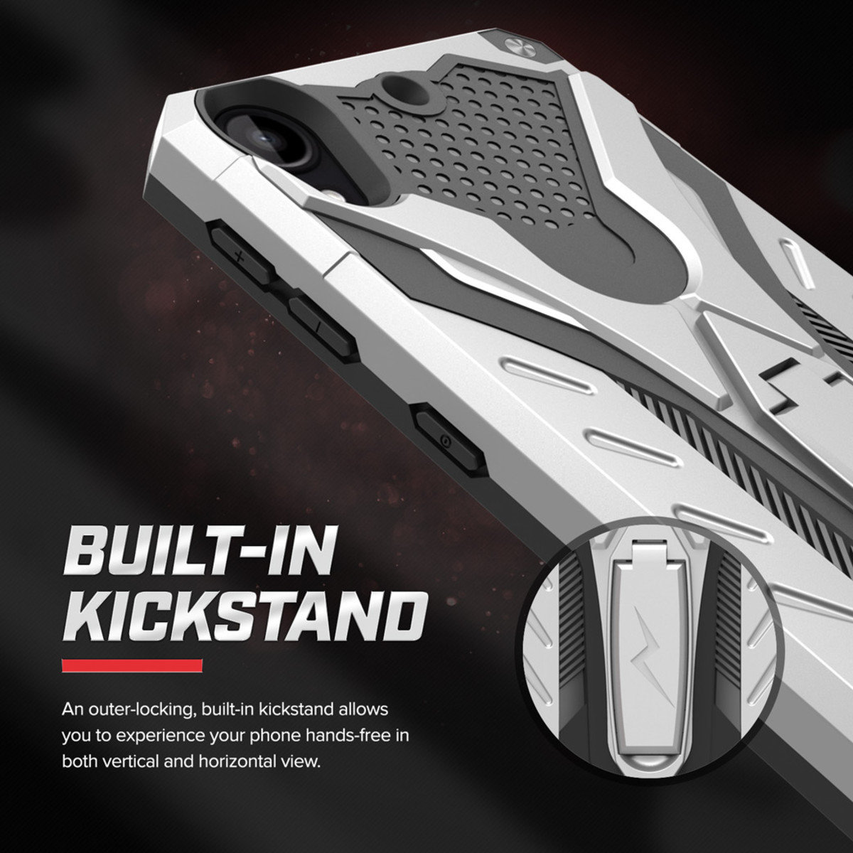 ZIZO Static Series HTC Desire 530 - Silver &amp; Black