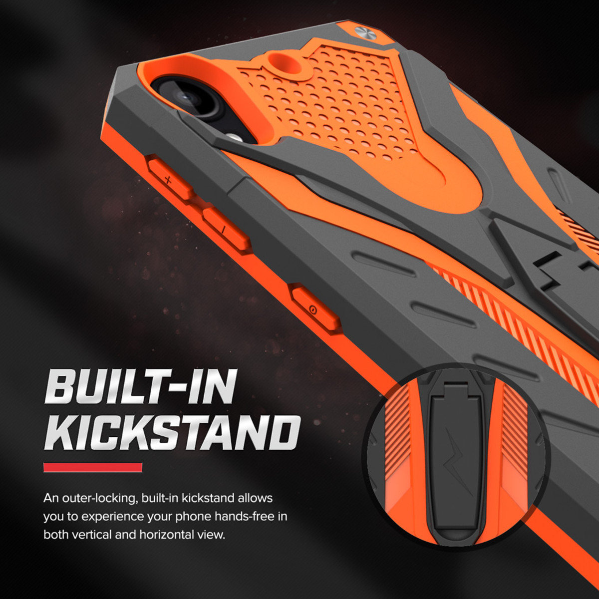 ZIZO Static Series HTC Desire 530 - Black &amp; Orange