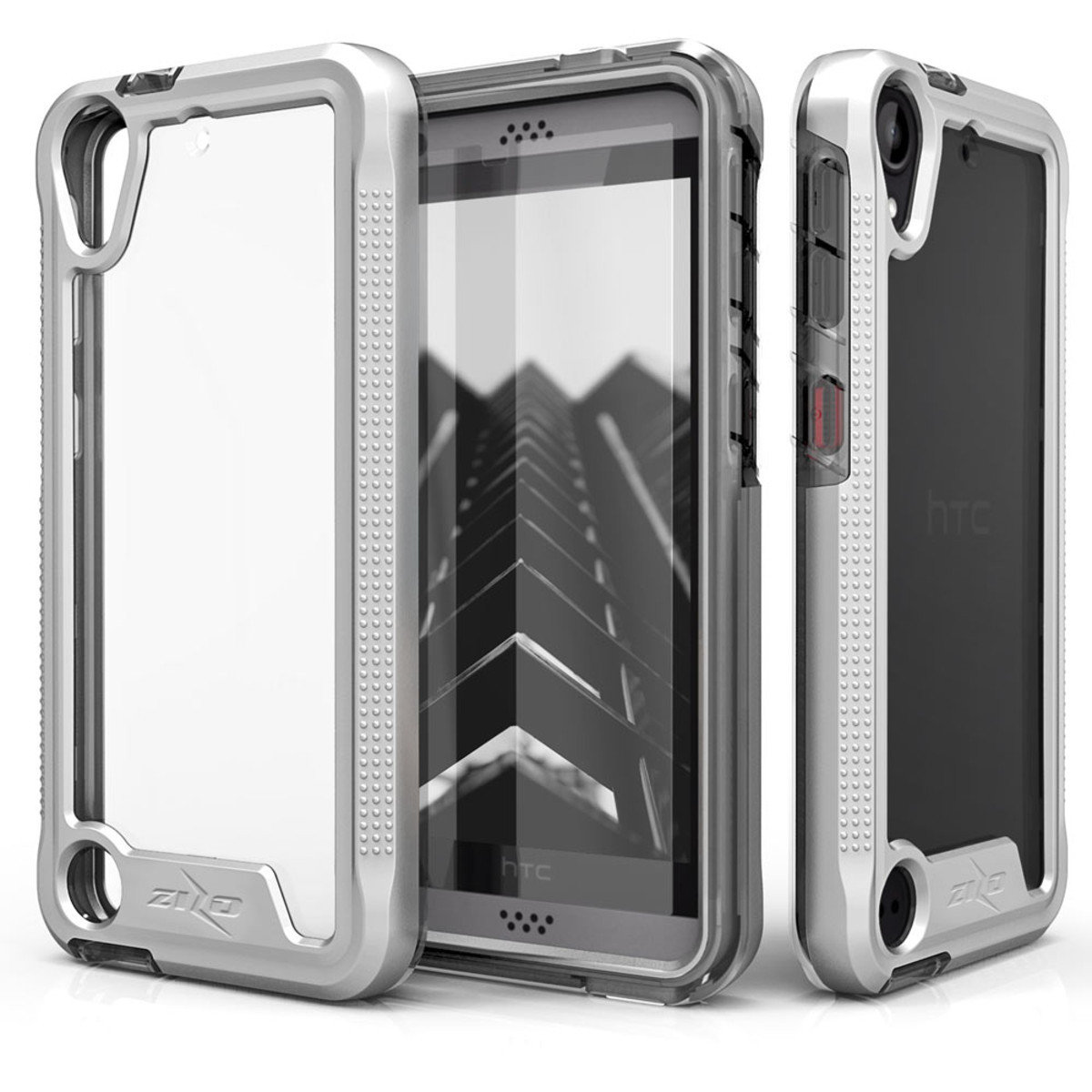 Zizo Ion Series HTC Desire 530 - Silver &amp; Clear