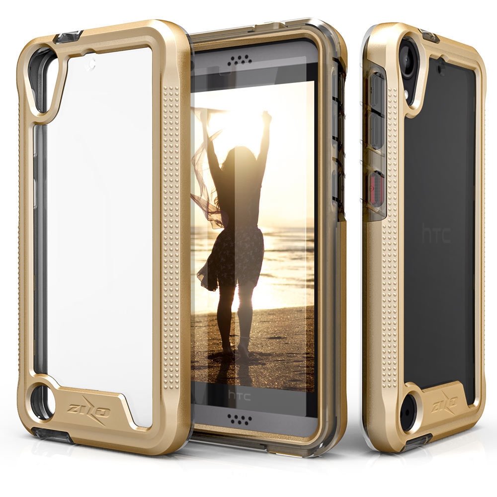 Zizo Ion Series HTC Desire 530 - Gold &amp; Clear