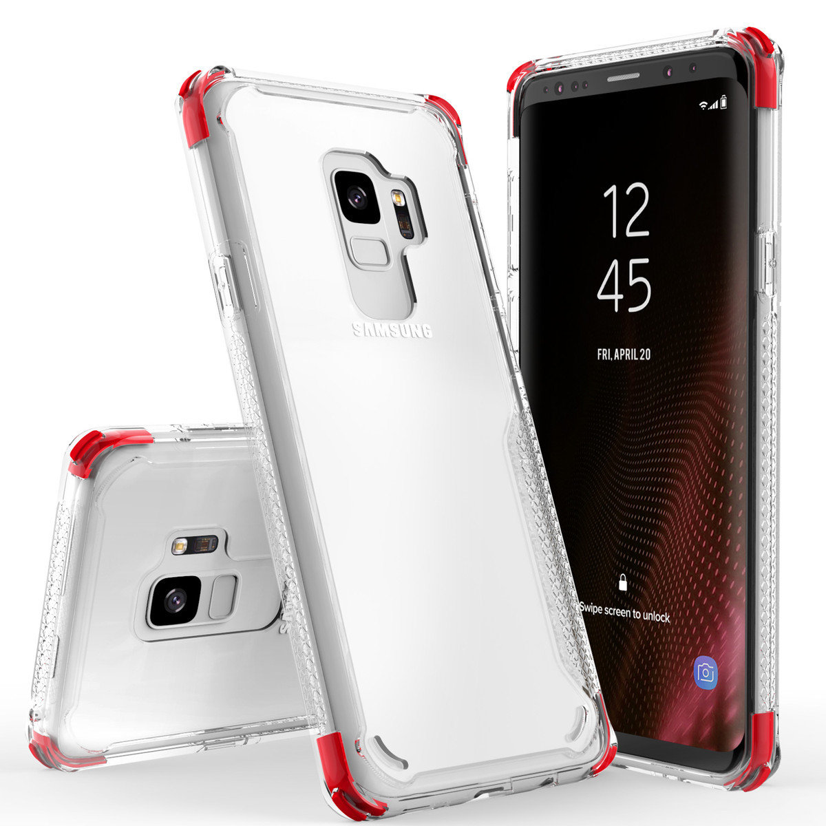 Galaxy S9 Case, CLICK CASES Surge Series Dual Layered Cover