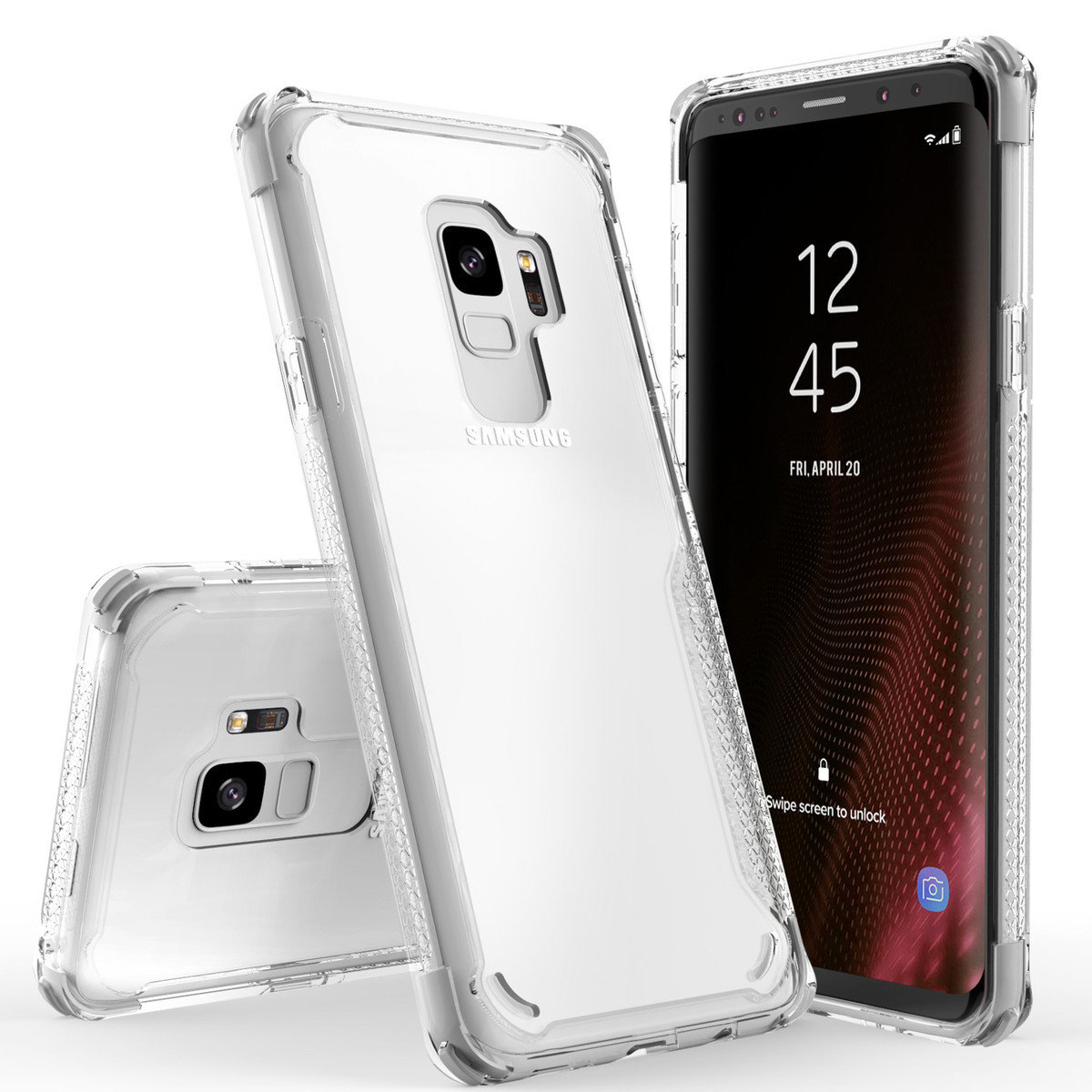 Galaxy S9 Case, CLICK CASES Surge Series Dual Layered Cover
