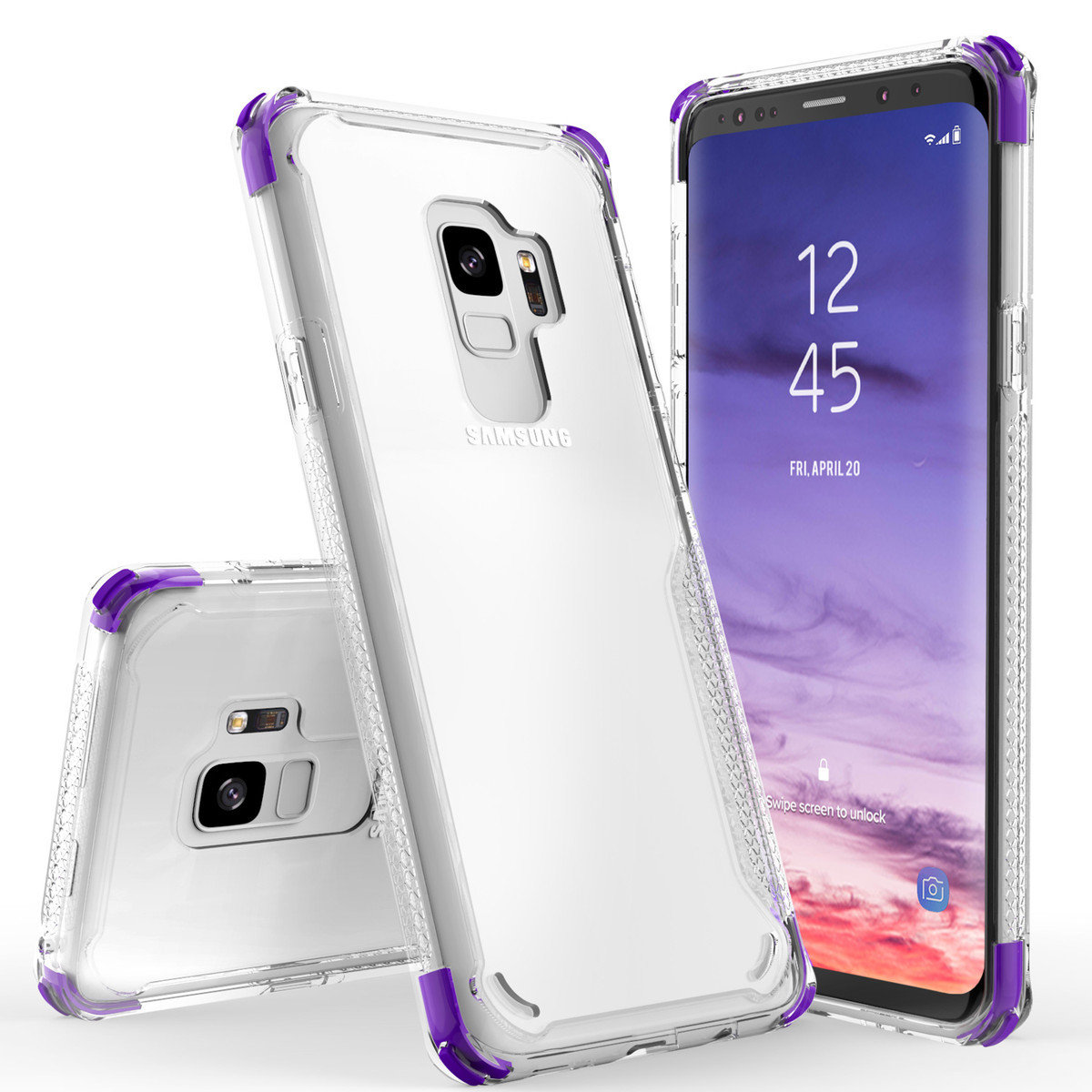 Galaxy S9 Case, CLICK CASES Surge Series Dual Layered Cover