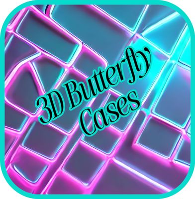 3D BUTTERFLY CASES