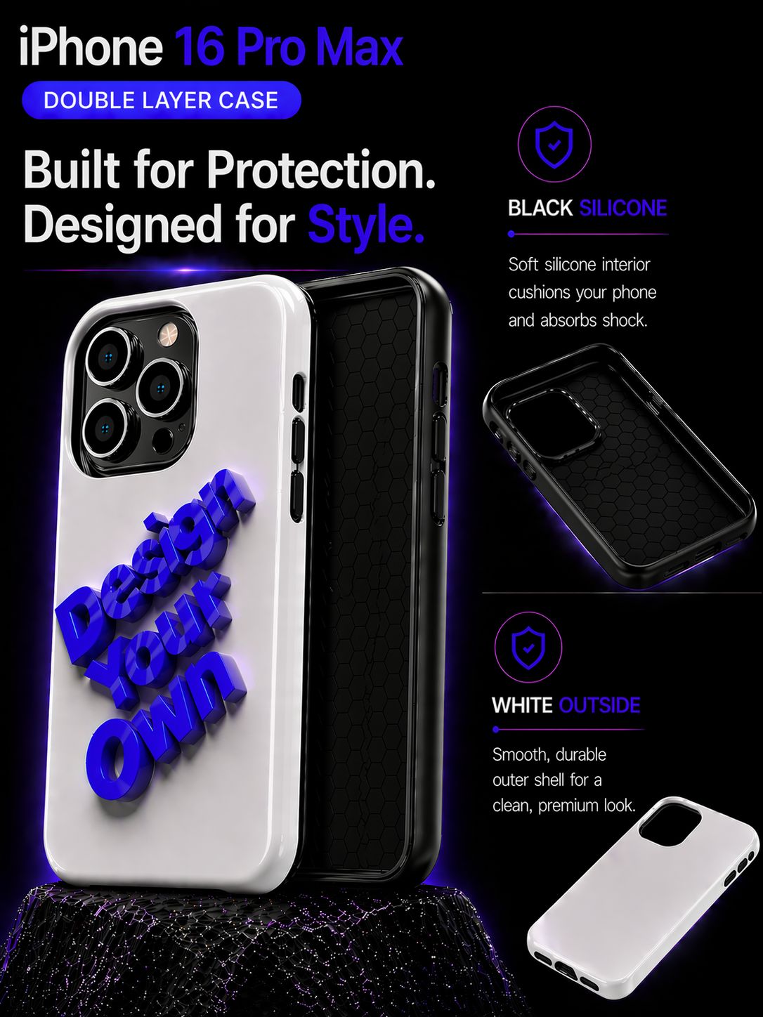 iPhone 16 Pro Max Double Layer