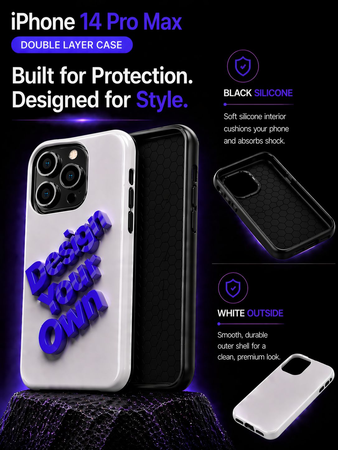 iPhone 14 Pro Max Double Layer