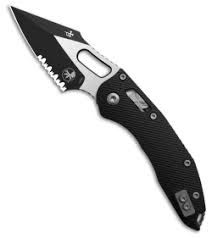 STITCH S/E RAM - LOK BLK PAINTED BLADE FLUTED G-10 BLACK PART SERR