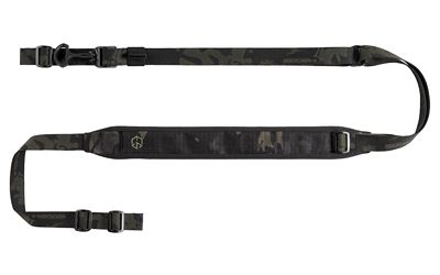 ESD Sling, Padded, 2-Point Combat Sling, 1&quot;, Matte, Multicam Black