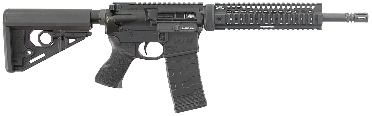 Larue Tactical  LT15 Quad Rail 5.56 30+1 12&quot; Stealth Barrel Black Right Hand