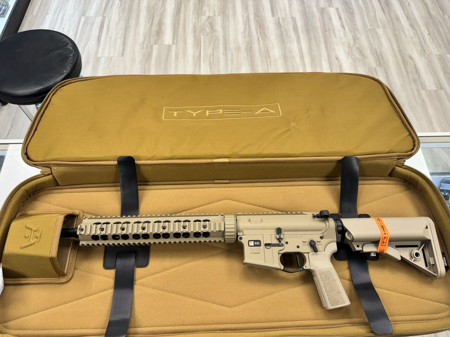 TYPE-A SEAL RECCE NSW 15.1 5.56 NATO SPR - FDE w/FDE FURNITURE KAC RAS-L