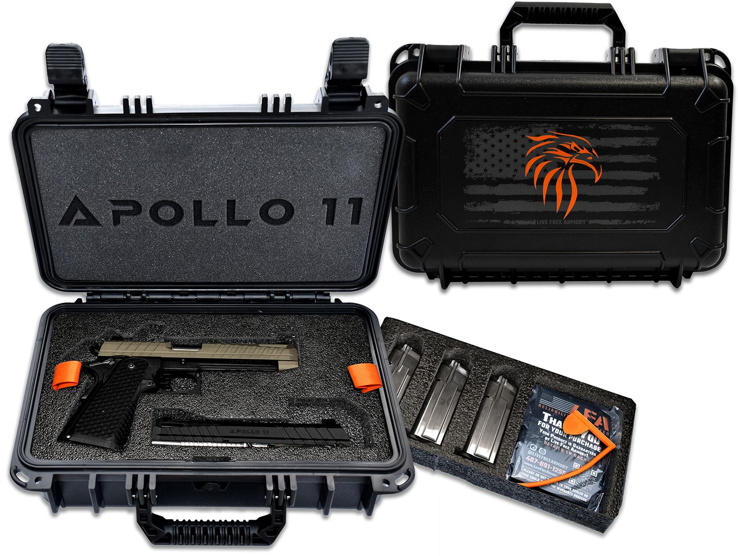 Live Free Armory Apollo 11 Compact/Fullsize Kit 9mm 17+1 4.15&quot;