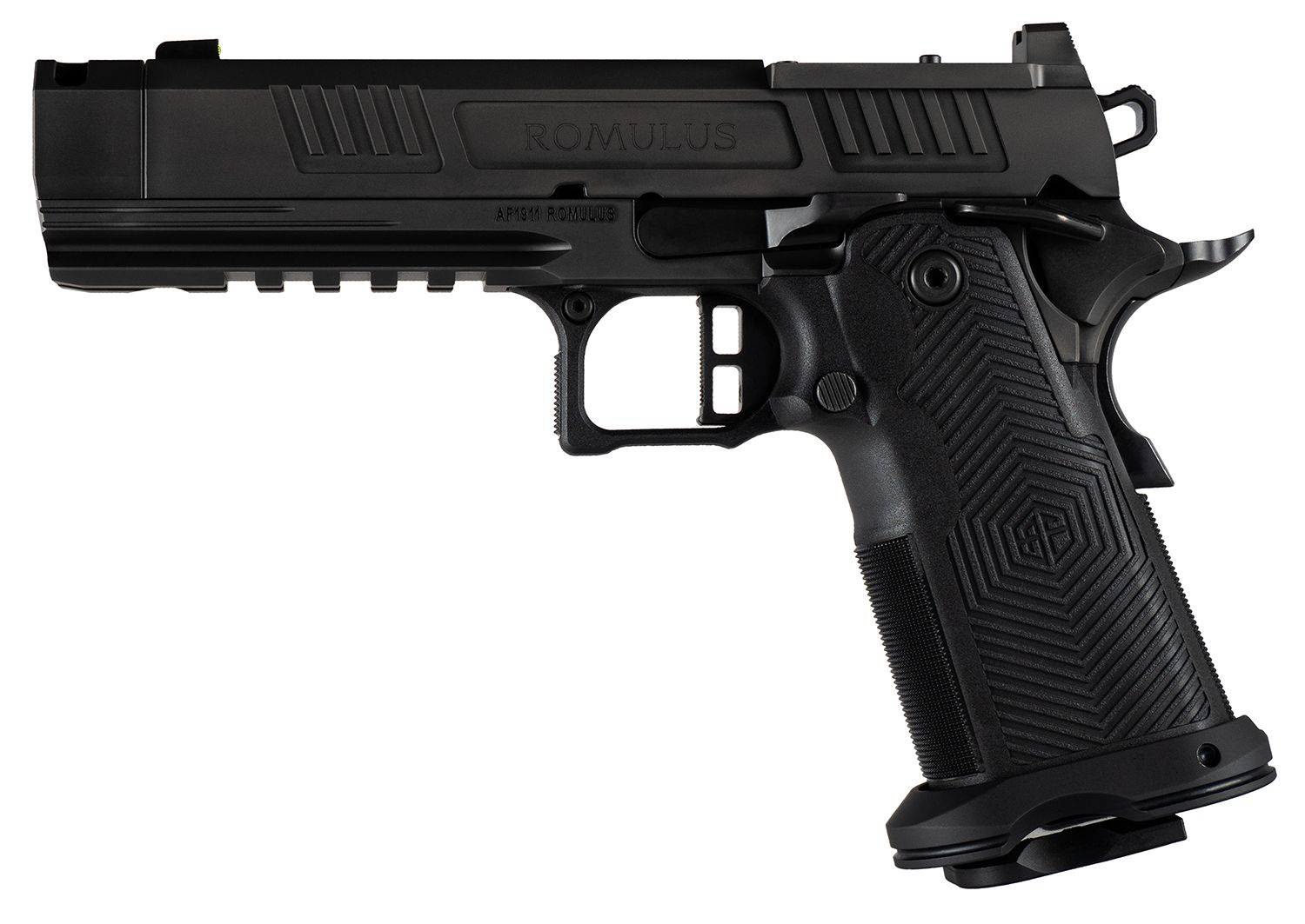Alpha Foxtrot  Romulus Compact Frame 9mm Luger 20+1 4.25" Compensated Barrel