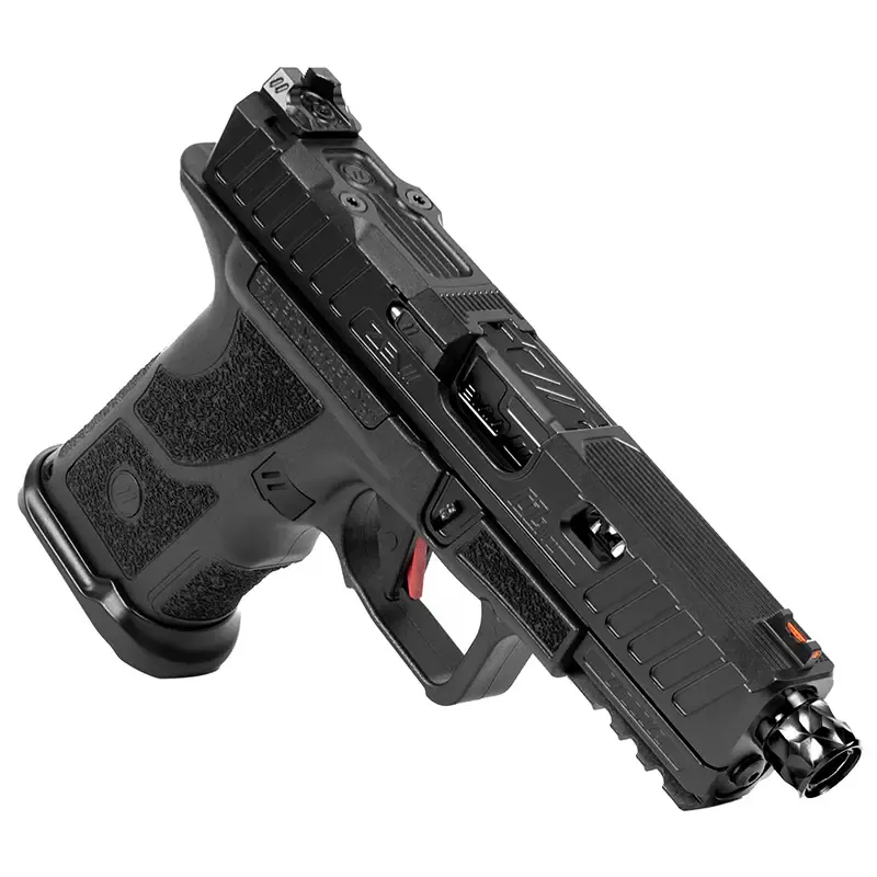 OZ9 V2 Elite Pistol, Compact Slide, Compact Grip, Threaded Black Barrel